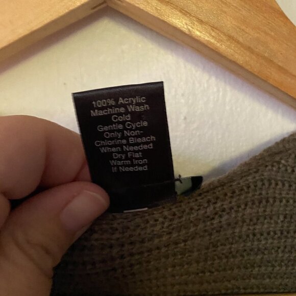 Ann Taylor Factory Cardigan Women's XS Open Ruffle Front Green - Picture 4 of 5